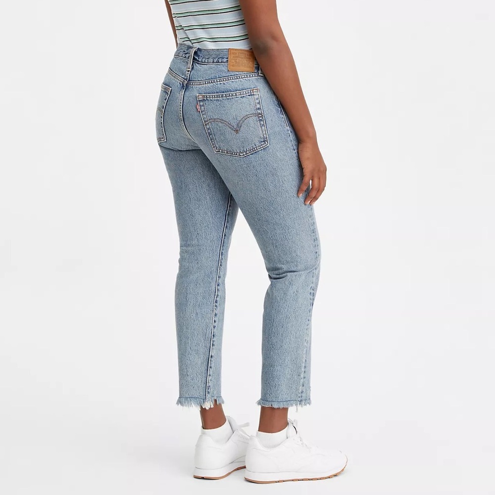 Light Blue High-Rise Straight Jeans - Women's
